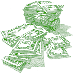 lot of money